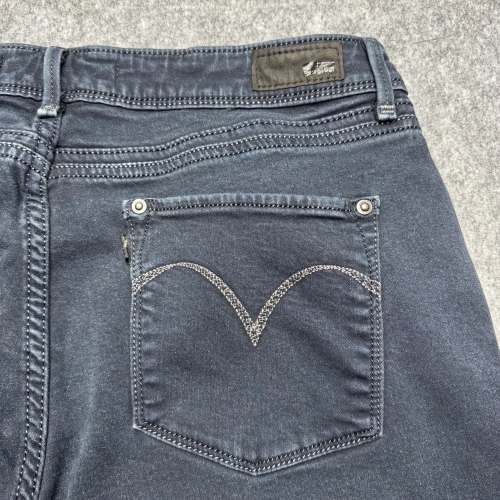 Levi's Demi Curve Classic Rise Skinny Jeans Black Wash Denim Size‎ 33
